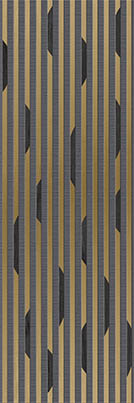 Керамогранит Плитка 1440DU63 Декор La Citta Grey PVD Mix Line Matt.Rec. 40x120