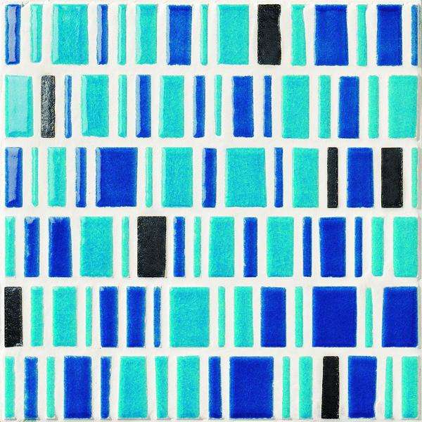 Керамогранит Плитка 230805 Decoro Low Metal Turquoise 30x30