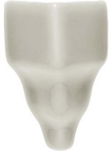 Керамическая плитка ADMO5349 Angulo Exterior Cornisa Classica C/C Blanco 3,5х2,7