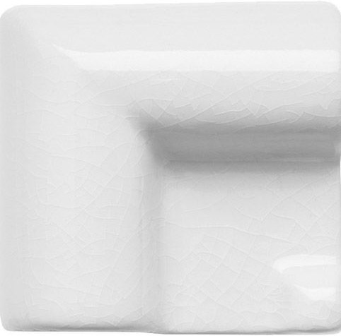 Керамическая плитка ADMO5407 ANGULO MARCO MOLDURA LISA C/C BLANCO 5 X 5
