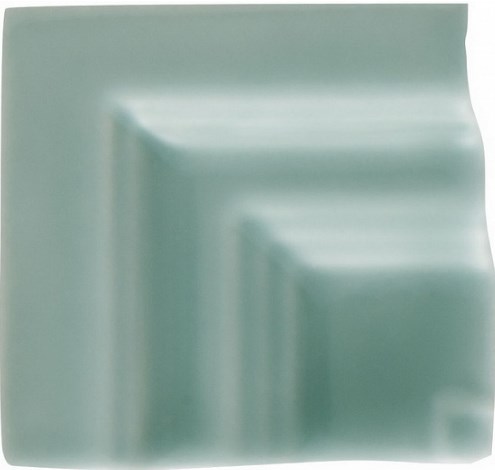 Керамическая плитка ADNE5616 ANGULO MARCO CORNISA CLASICA SEA GREEN 5x5
