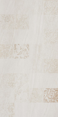 Керамогранит Плитка Arstone Wall DECOR WHITE PLATIN GLOSSY 400x1200
