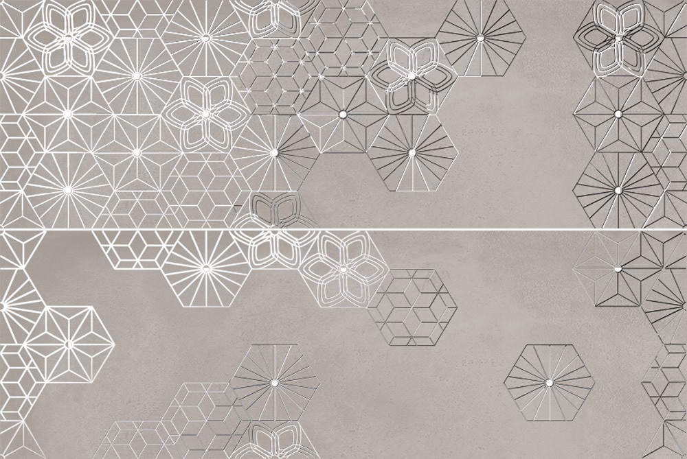 Керамическая плитка Decor Debod Grey SET A+B 50x75
