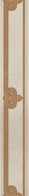 Керамогранит Плитка My skin 515 Wall BORDER BROWN&CREAM MATT 90x900