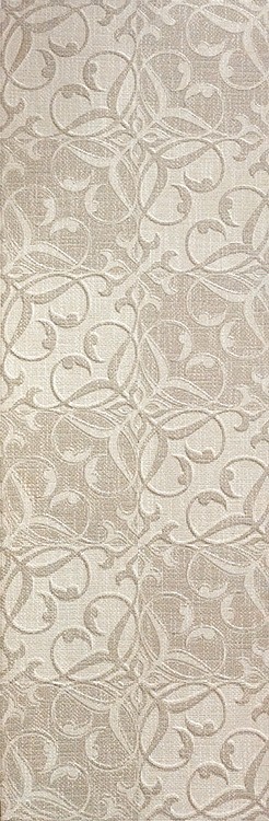 Керамическая плитка  Hermes Floral Decor Beige 30x90