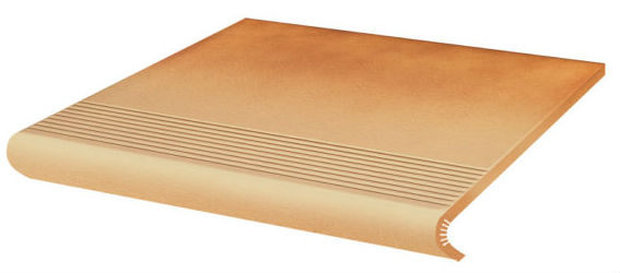 Керамогранит Ступени 0576 Ступень прямая с капиносом Gobi 30,0х32,0х0,11
