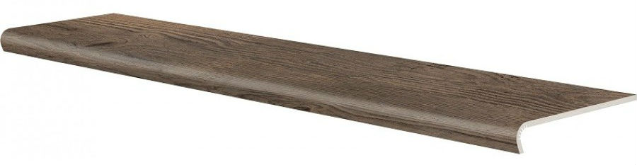 Керамогранит Ступени Cortone Marrone 1755 Ступень V-shaped структурная 32х120,2х1 (Рект)