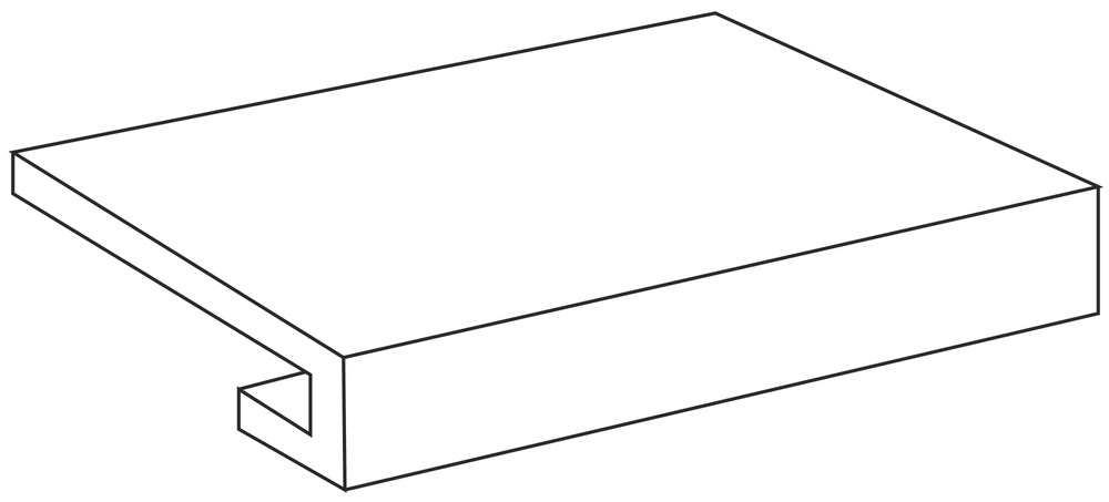 Керамогранит Ступени K57L03A Gradino Eos L/R Costa Retta 33x49x3,2