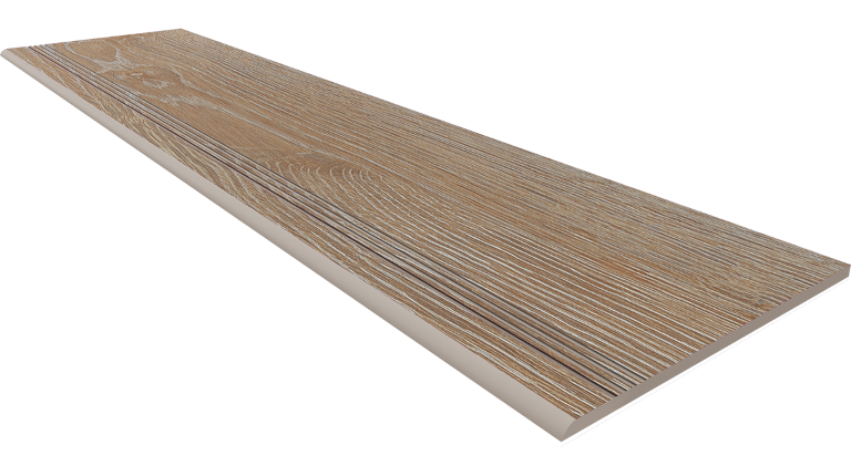 Ступени Ступень KW01 Kraft Wood Rusty Beige структурированный с насечками 30x120