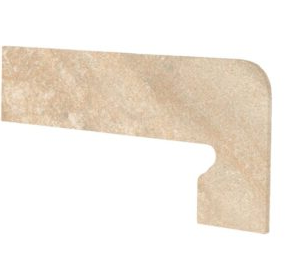 Клинкер ная плитка ZANQUIN FIORENTINO PETRA OCRE DCHA. правый 395x175x7,5