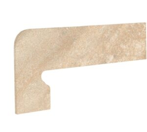 Клинкер ная плитка ZANQUIN FIORENTINO PETRA OCRE IZDA. левый 395x175x7,5